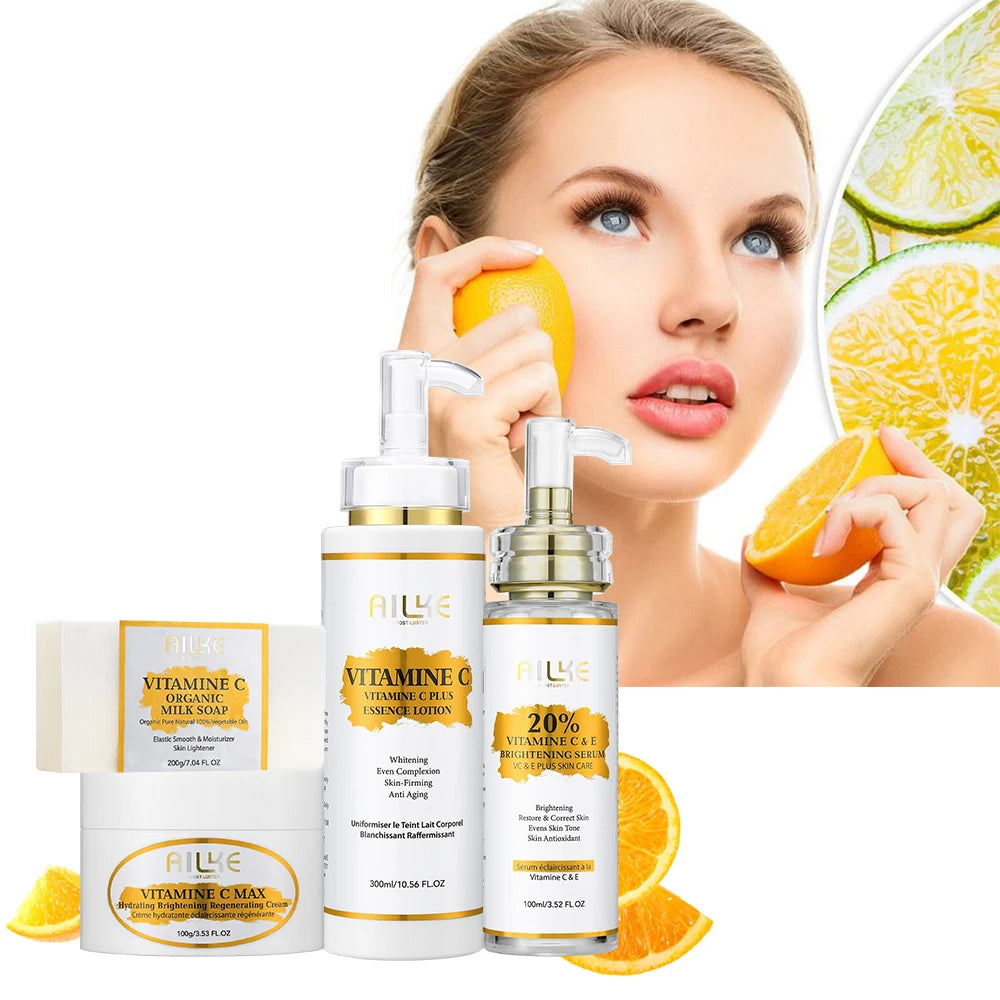 Vitamin C Cream for Face, Anti Aging Serum with Hyaluronic Acid