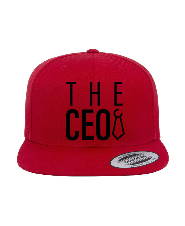 The CEO Flat Bill Snapback Cap