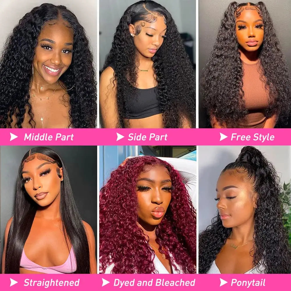 Deep Wave Frontal Wig Curly