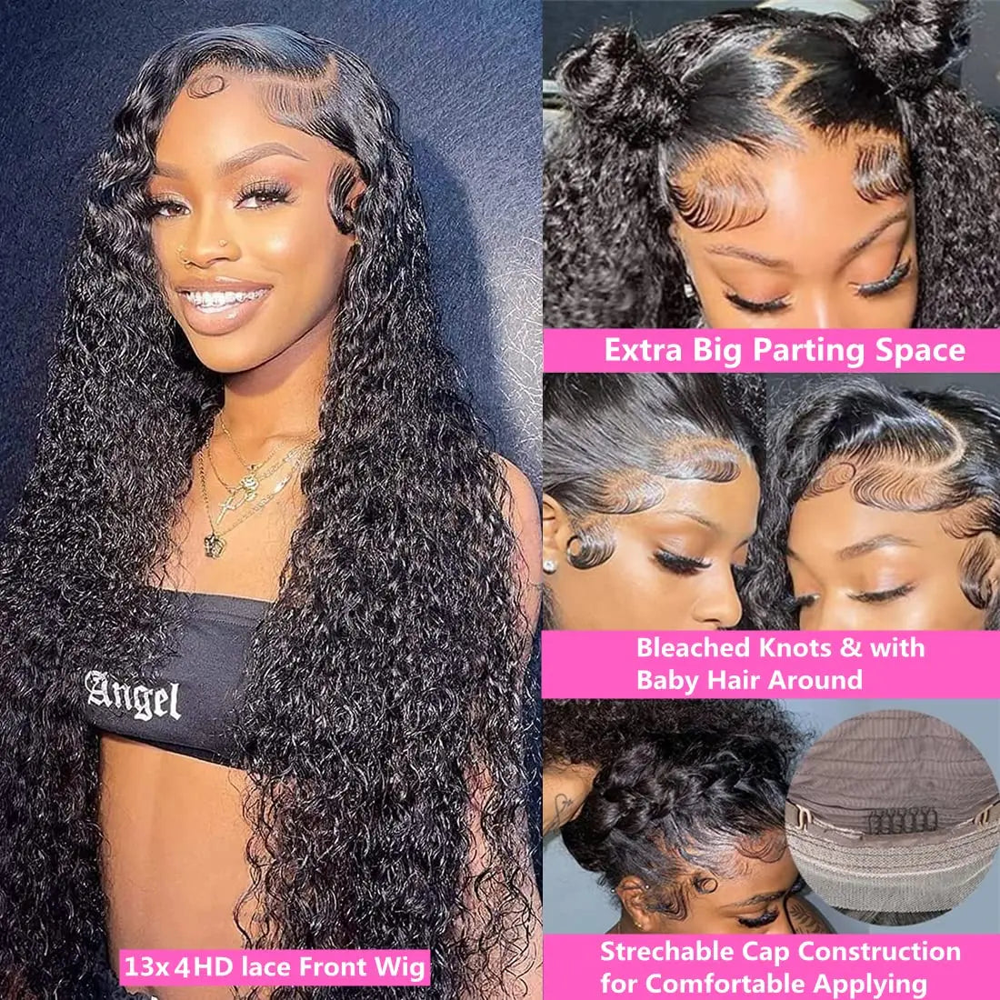 Deep Wave Frontal Wig Curly