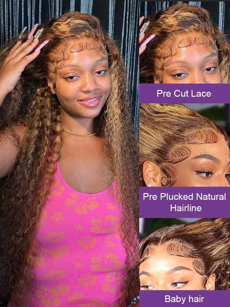 Curly Highlight Wig