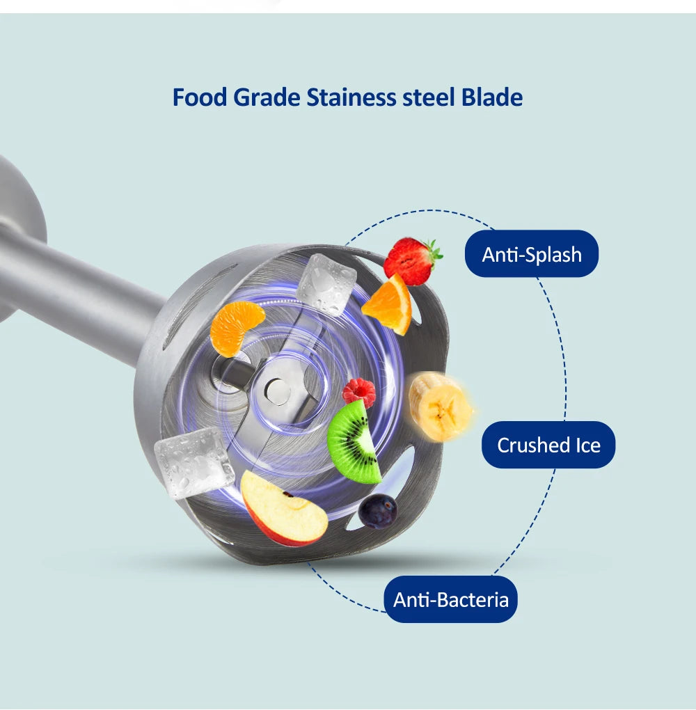 5-in-1  Hand Stick Blender/ Vegetable, Meat Grinder