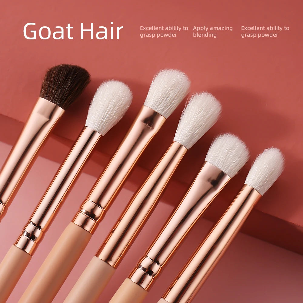 15Pcs Rose Gold Makeup Brushes