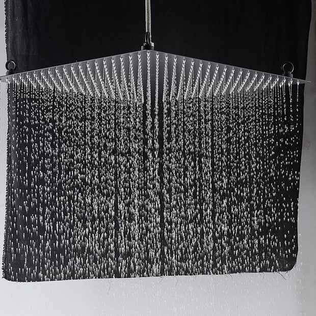 Matte Black 20inch Rainfall Shower Head