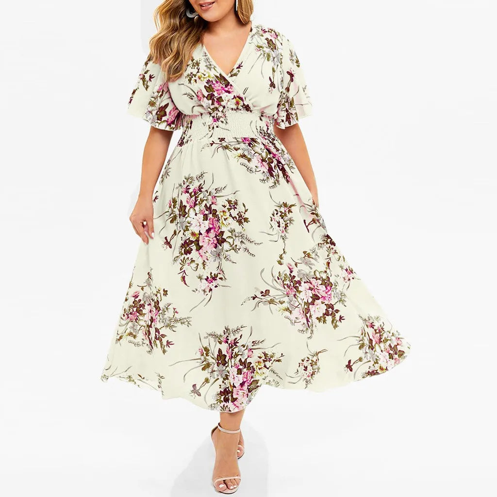 Fashion Floral Printed Dresses