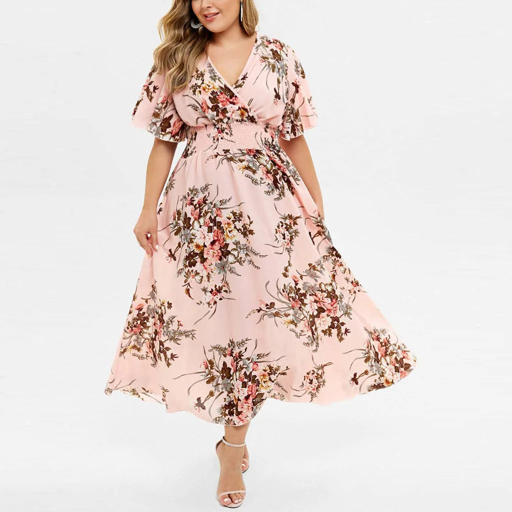 Fashion Floral Printed Dresses