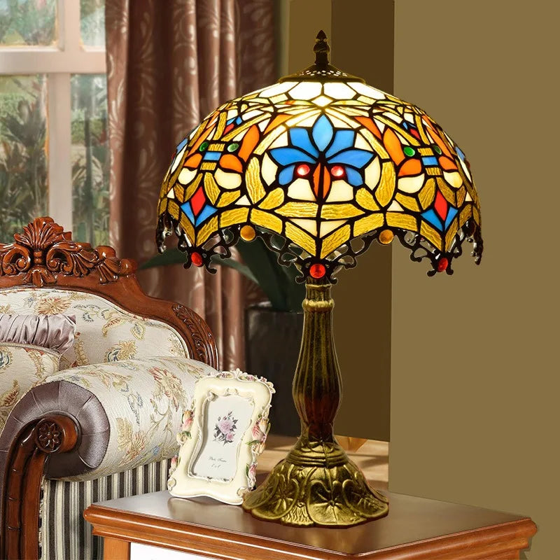 Tiffany Stained Glass Lamp