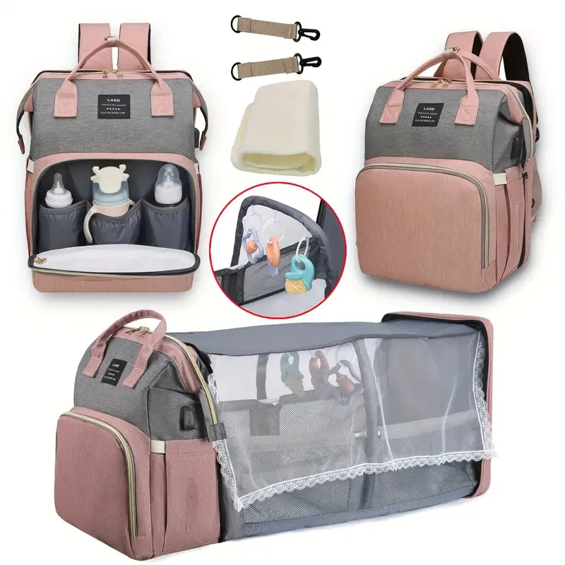 Diaper Backpack With changing pad