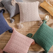 Pillow Case Tassels Cushion Cover