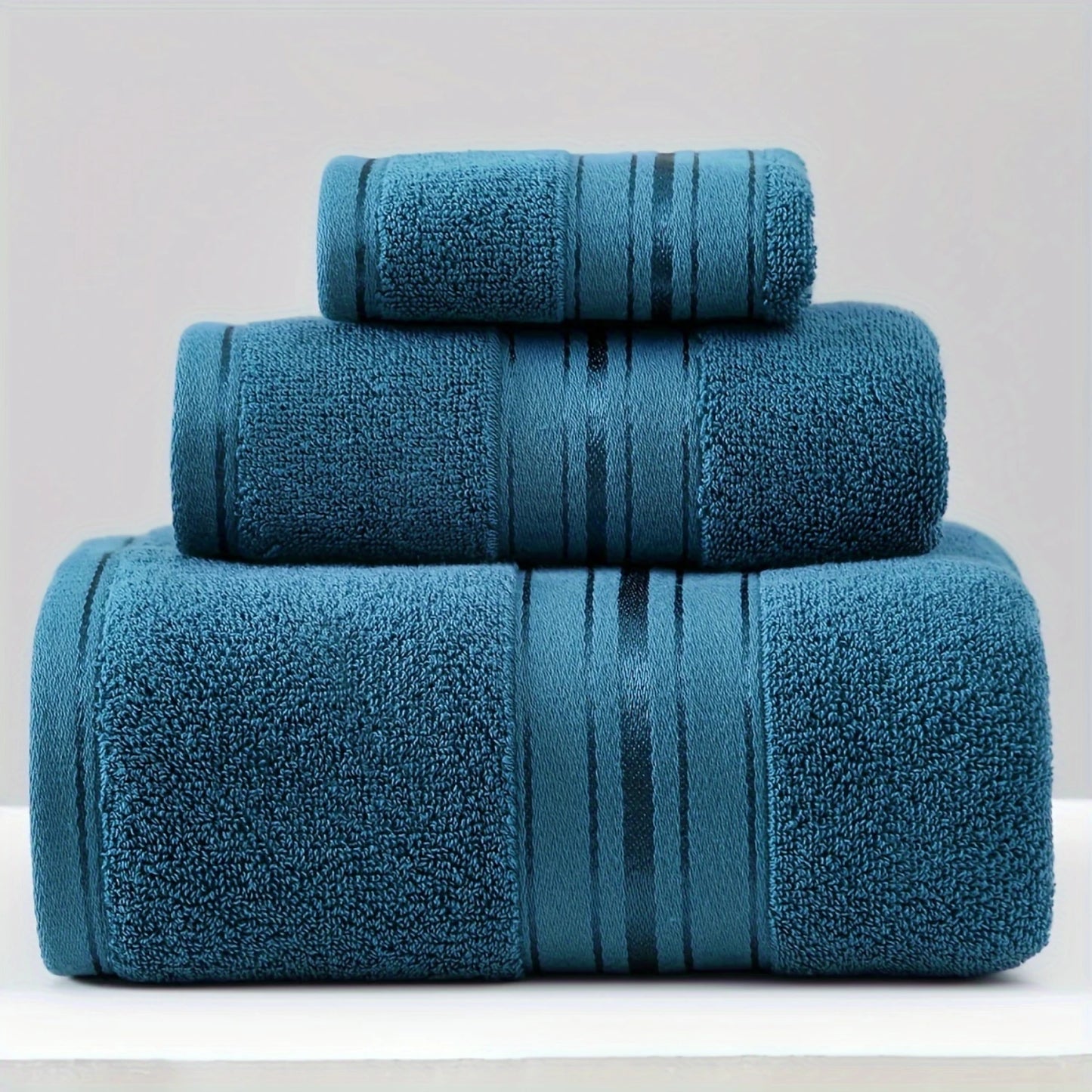 3-Piece Cotton Bath Towel Set