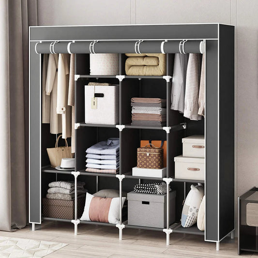 Wardrobe Storage Organizer With Non-Woven Fabric