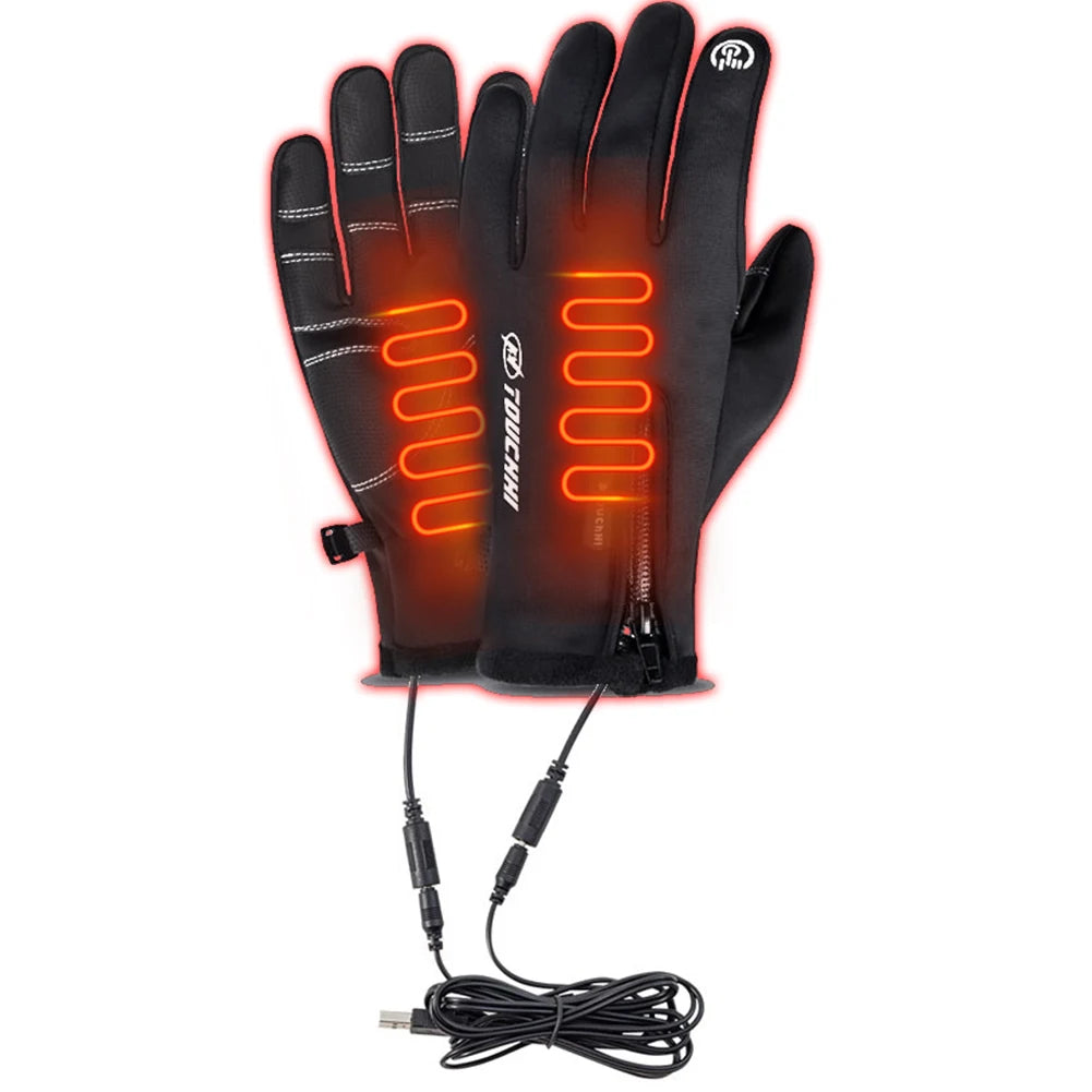 Windproof Heated Gloves