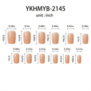 Snowflake Acrylic Full Cover Nail
