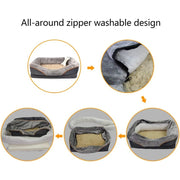 Bed & Sofa with Removable Sleeper for Large Dogs