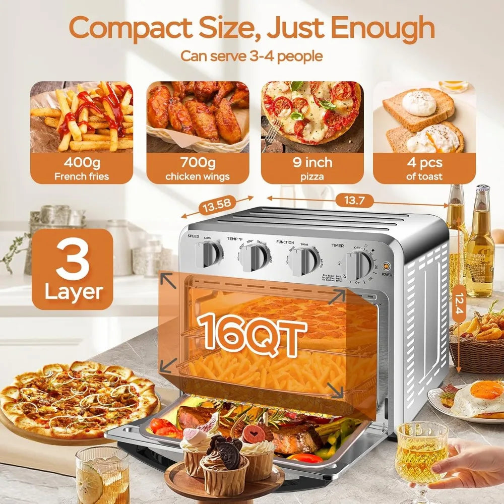 Convection Air Fryer with Toaster Oven