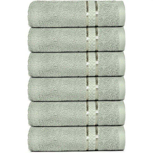 Towel Set 6-Pieces Rich 16" x 28" Size - Ultra Soft