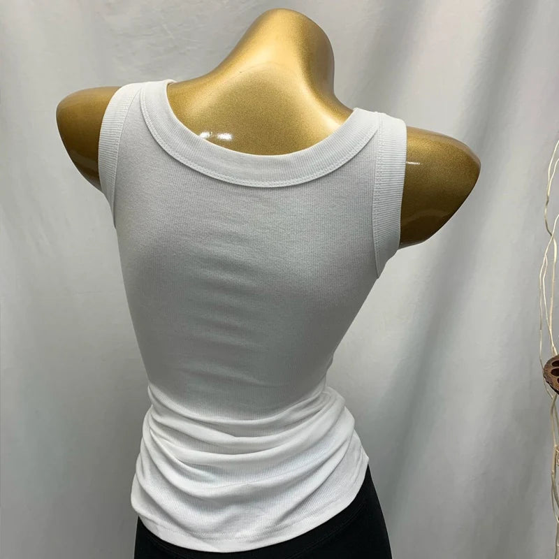 Round Neck Sleeveless Tank