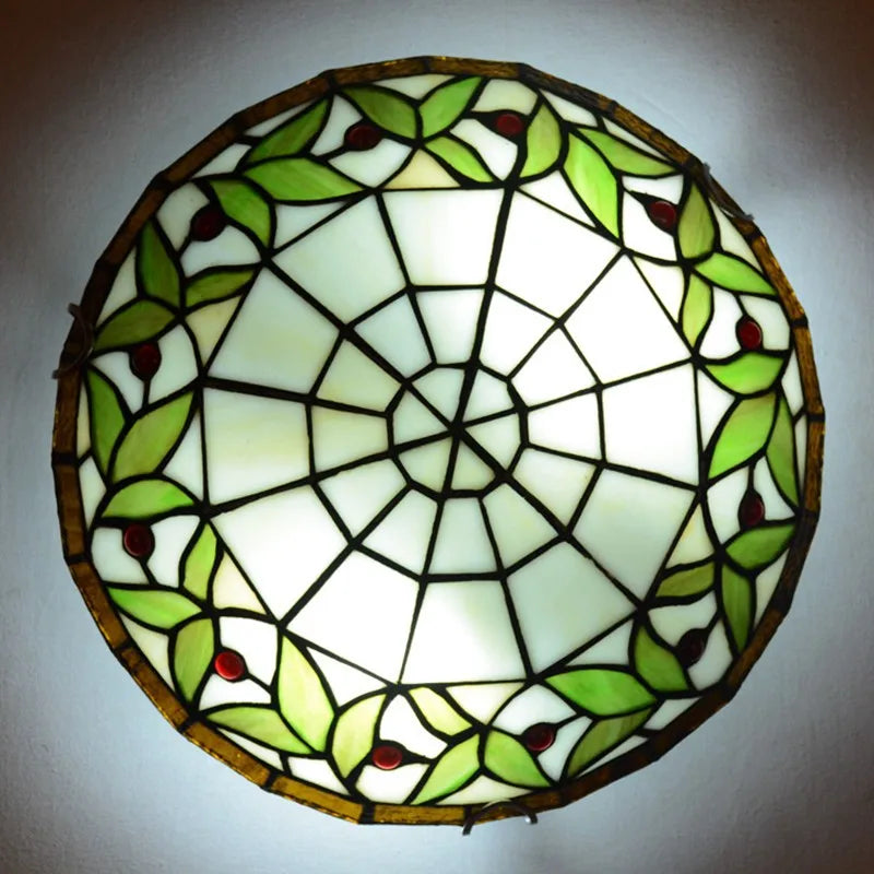 Tiffany lamp Round Glass