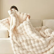 Rabbit Fleece Blankets