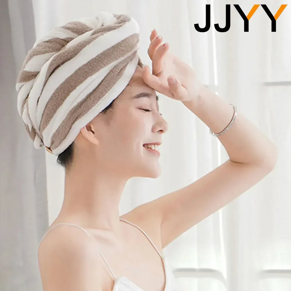 Microfiber Towel Set with Quick Dry Shower Cap