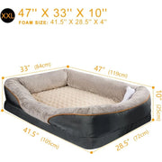 Bed & Sofa with Removable Sleeper for Large Dogs