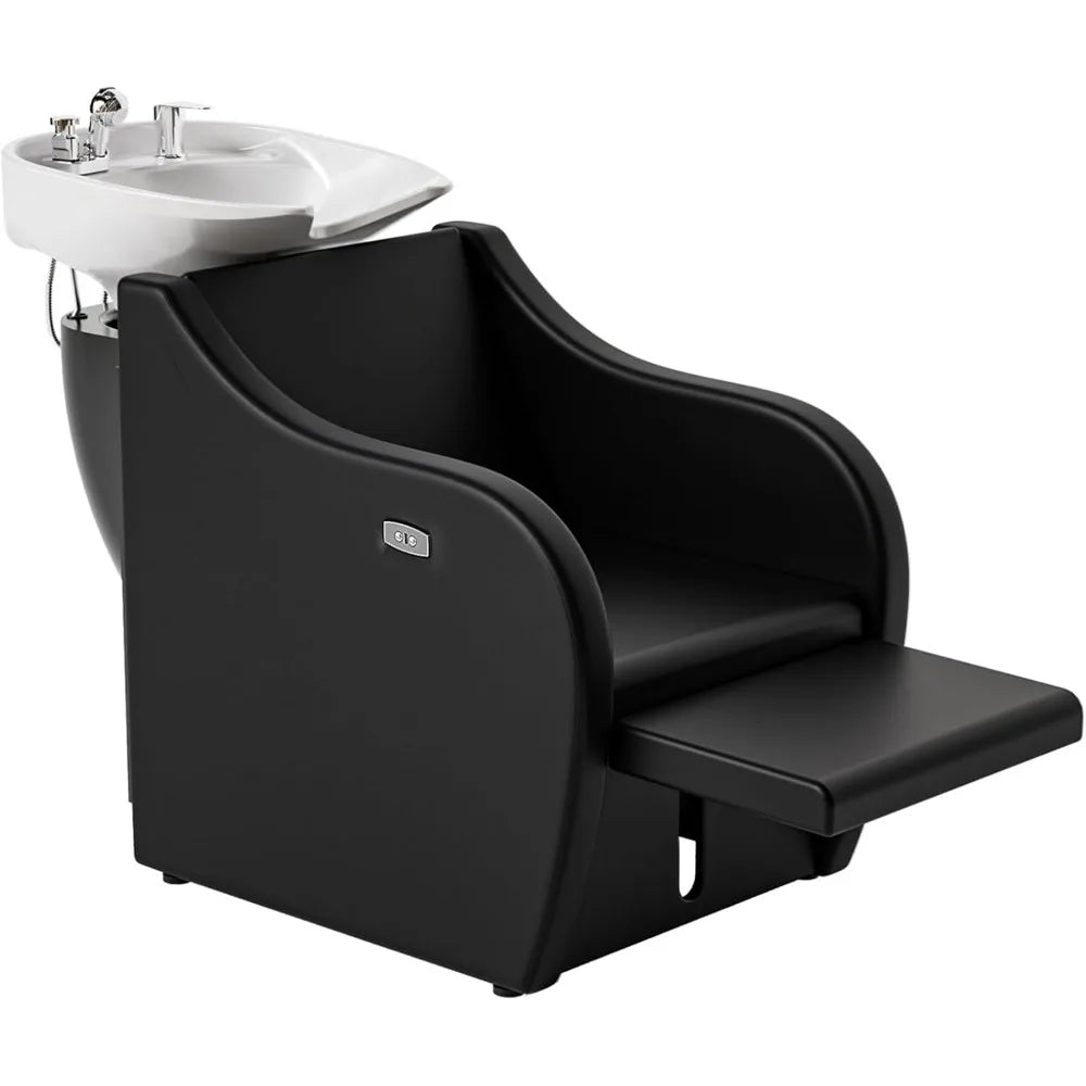 Electric Shampoo Chair with The Ceramic Bowl Sink