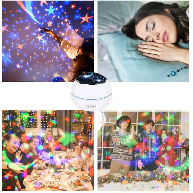 Rotating LED Night Light