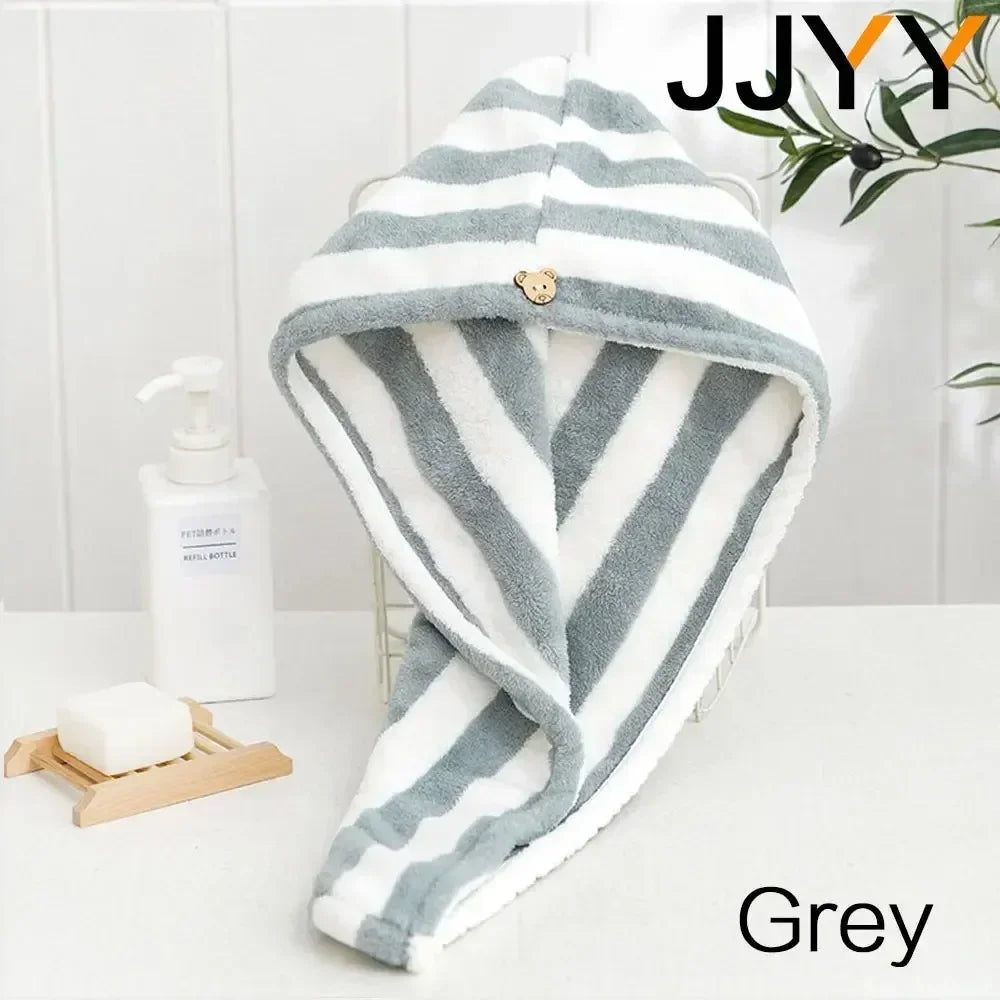 Microfiber Towel Set with Quick Dry Shower Cap