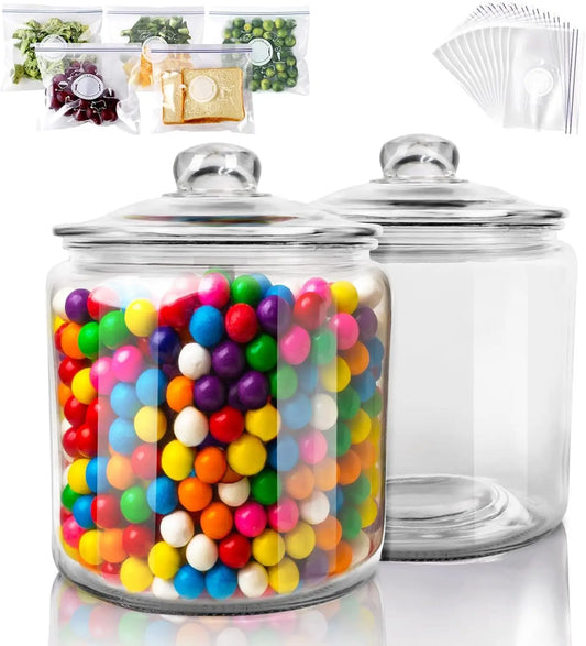 Set of 2  Airtight Cookie Jars