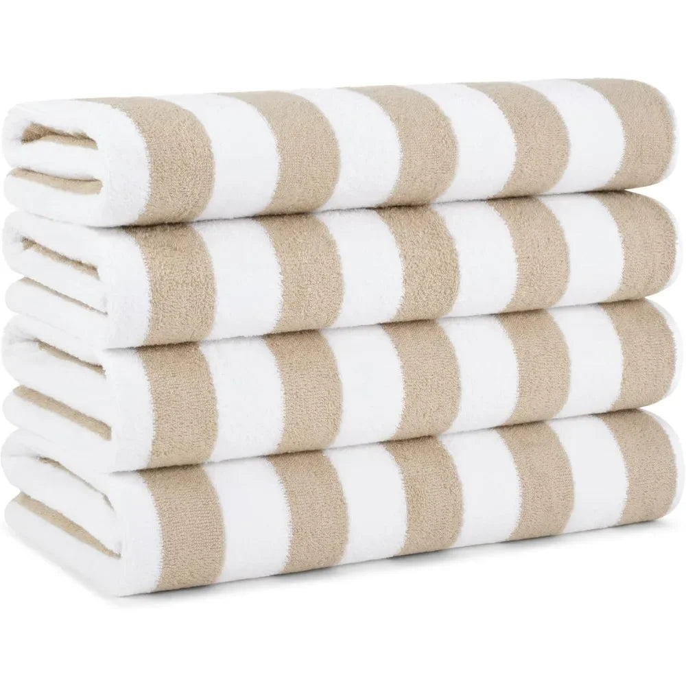 Stripe Beach Towel Pack of 4