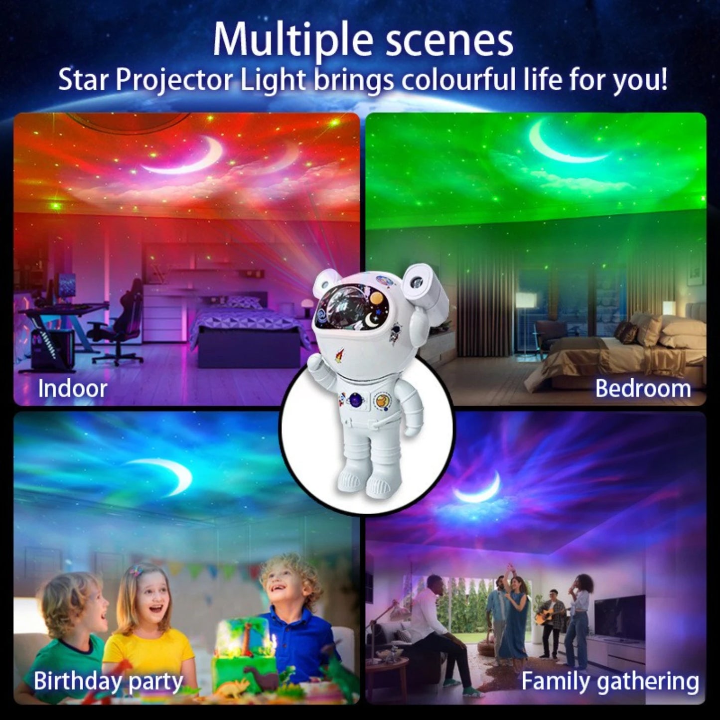 Astronaut Bluetooth Music Projection Lamp