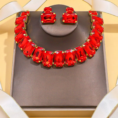 Red Crystal Jewelry