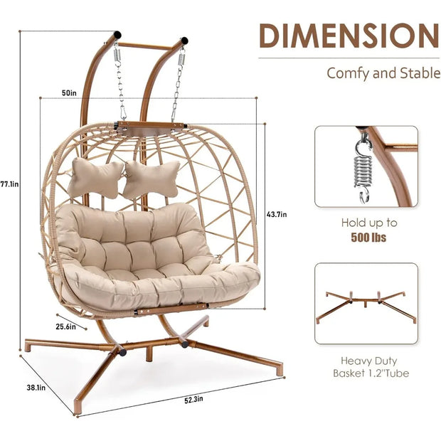 Wicker Hanging Egg Chair