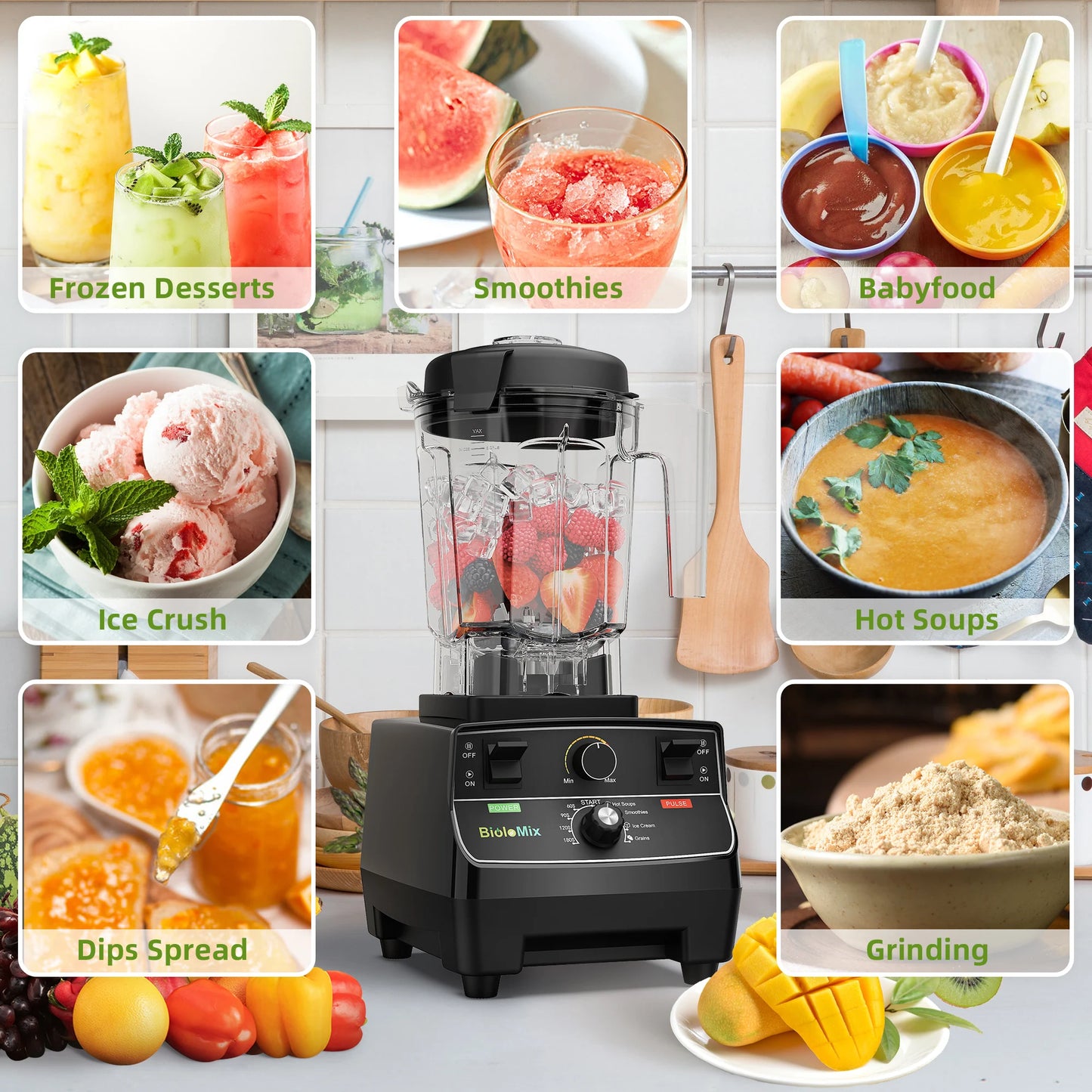 Blender/ Mixer Juicer Food Processor Ice Smoothies Crusher