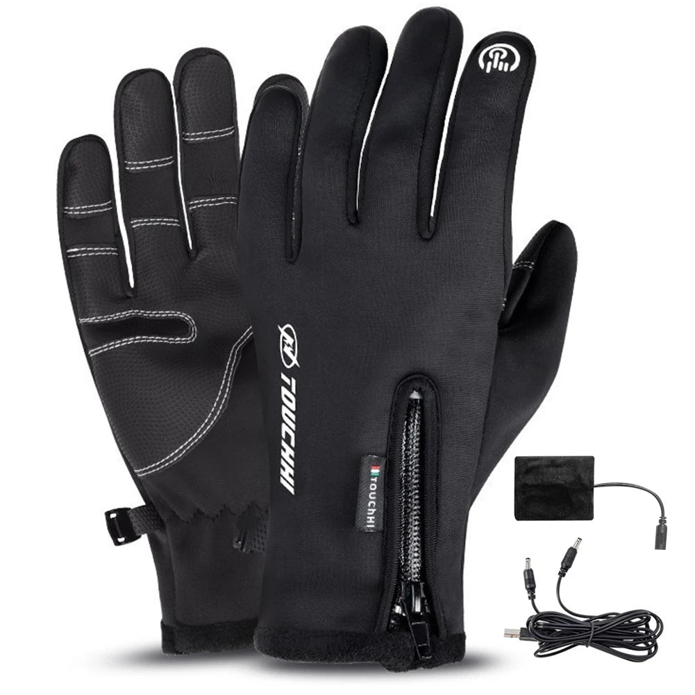 Windproof Heated Gloves