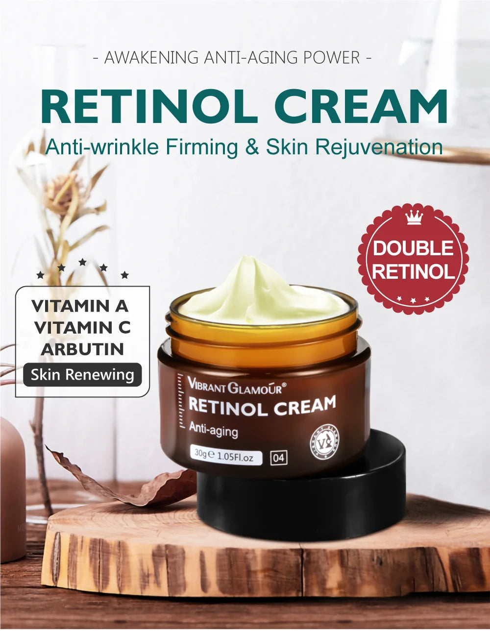 Retinol Face Cream Anti-Aging Skin Care