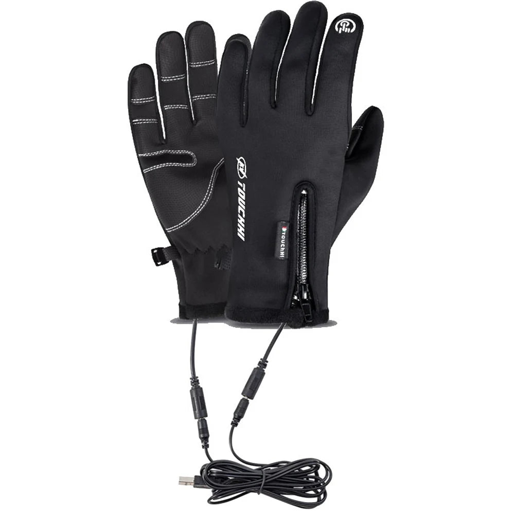 Windproof Heated Gloves