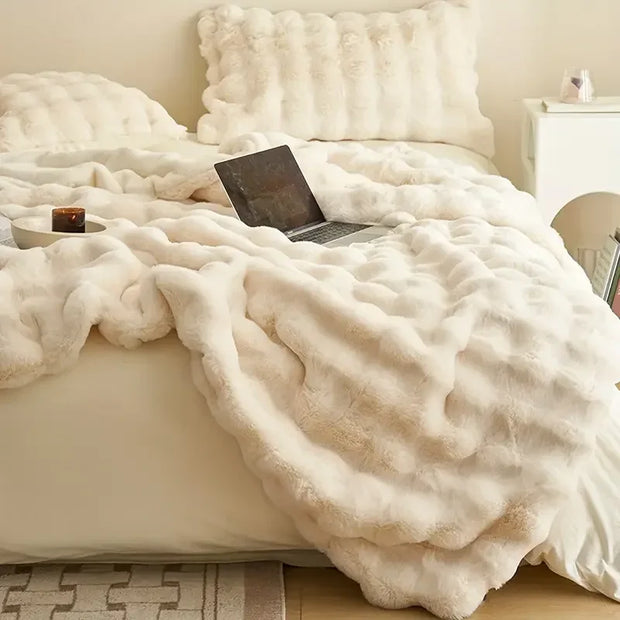 Rabbit Fleece Blankets