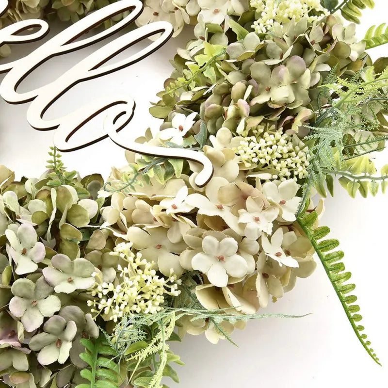 Artificial Hydrangea Wreath