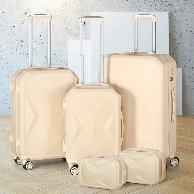 Luggage Set 5 Pieces Cosmetic Suitcase Travel