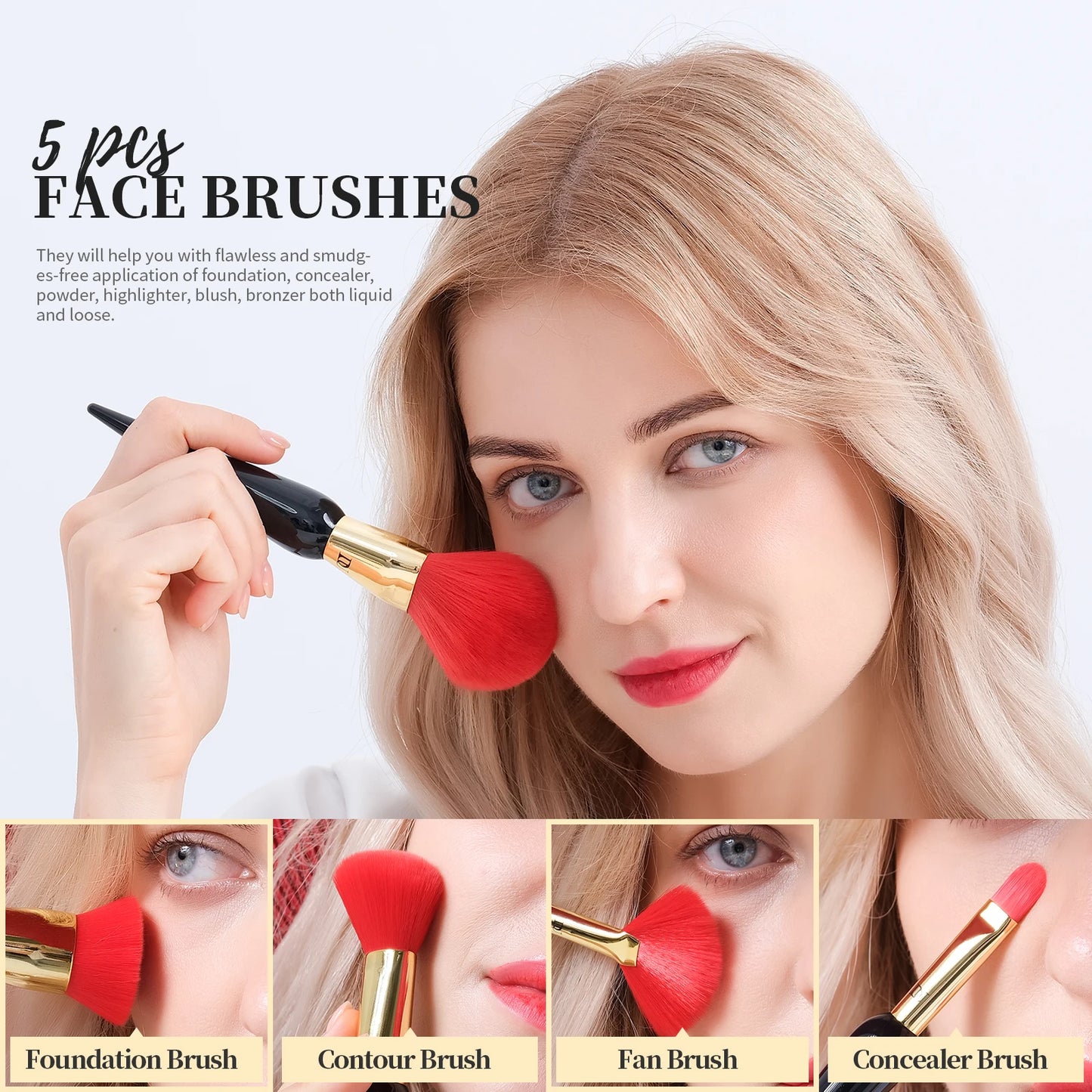 Makeup Brushes 12Pcs