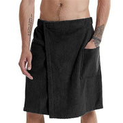 Men  Wearable Bath Towel with Pocket
