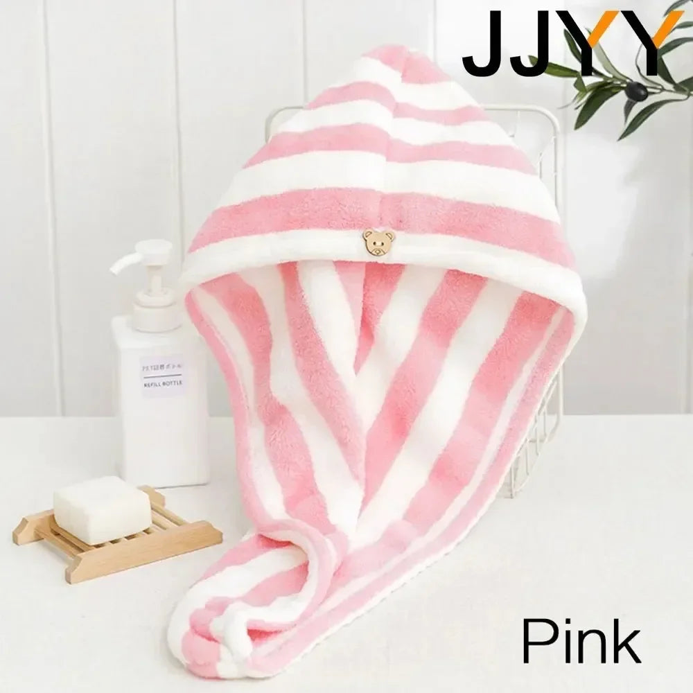 Microfiber Towel Set with Quick Dry Shower Cap