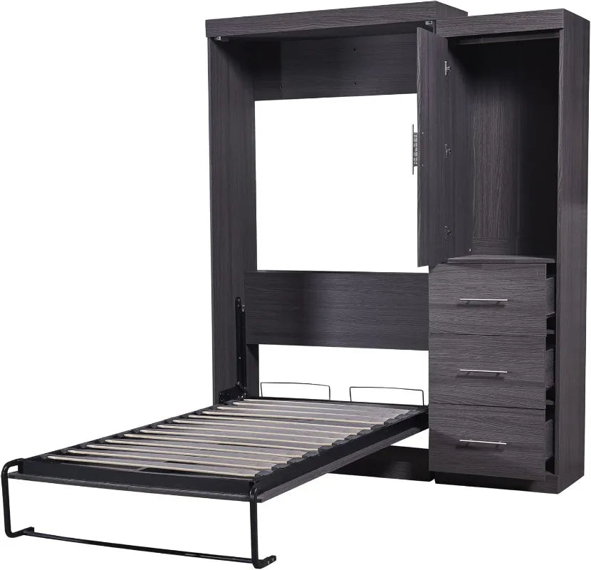 Murphy Bed Space-Saving Wall Bed with Wardrobe