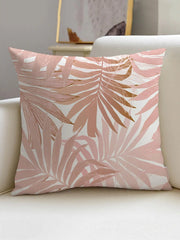 Leaf Printed Cushion Cover