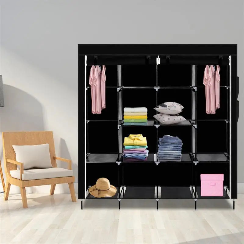 Wardrobe Storage Organizer With Non-Woven Fabric