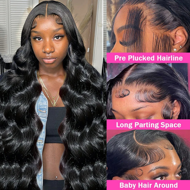 250% Body Wave 13x6 Lace Frontal Wigs