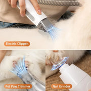 Vacuum & Dog Clippers Nail Trimmer Grinder & Dog Brush