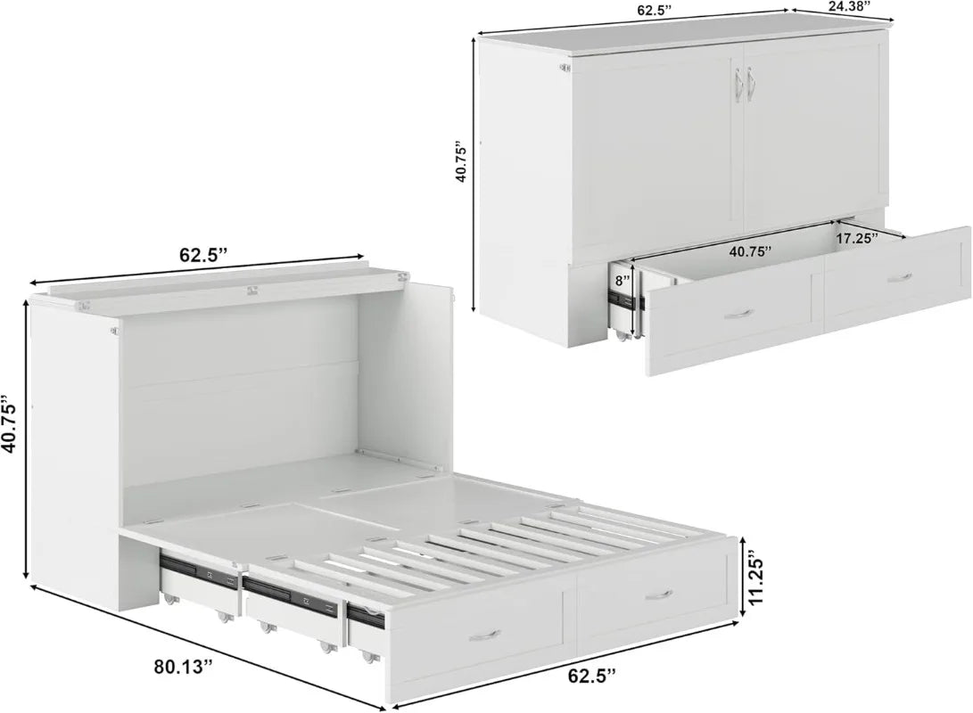 Murphy Bed with Charging Station