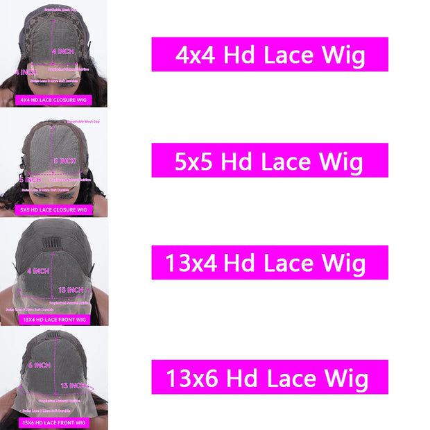 13x4 Reddish Brown Lace Front Human Hair Transparent Hd Glueless Straight Lace Frontal Wig